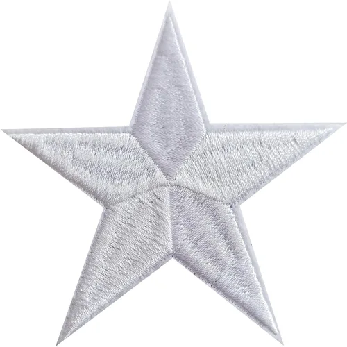 Vista 24 de 5 parches para planchar con estrellas negras, parches bordados para ropa, chaquetas, sombreros, mochilas, jeans (3.2 pulgadas)