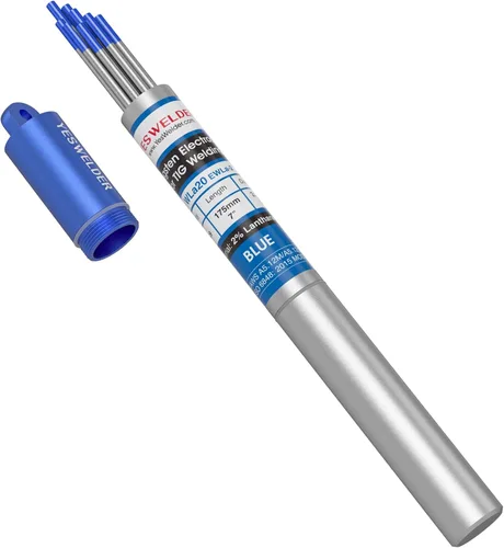 Vista 10 de YESWELDER Electrodo de tungsteno TIG Weld 1/8"x 7" 10-pk, no radiactivo comparable a E3 púrpura
