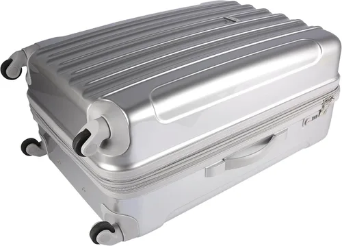 Vista 7 de Kensie Alma - Equipaje rígido con ruedas giratorias para mujer, Plateado), KN-67903-SV