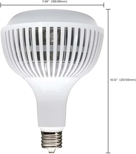 Vista 5 de Satco S23113 - Lámpara de repuesto LED de 80 W 5000 K HID Mogul con base extendida, 10.12 pulgadas de largo y 7.48 pulgadas de ancho