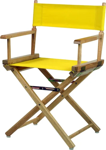 Vista 62 de Casual Home - Silla de director de 30 in, marco blanco, con lona color verde azulado, altura de barra