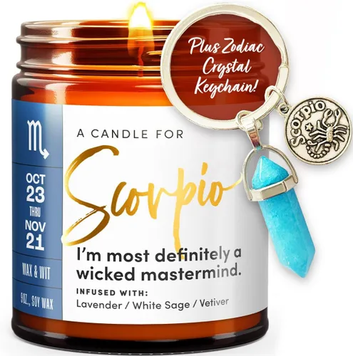 Vista 23 de Wax & Wit Regalos de cumpleaños número 30 para mujeres, velas de cumpleaños, perfumadas con burbujas de champán, ideas de regalo para 30 años, 9