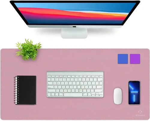 Vista 18 de K KNODEL Alfombrilla de escritorio, secante, almohadilla de escritorio de oficina de doble cara, alfombrilla de escritorio impermeable