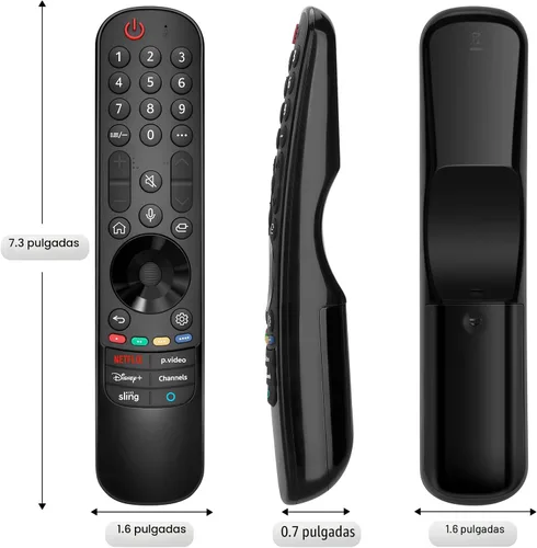 Vista 8 de Mando a distancia mágico de repuesto para LG-TV-Remote para todos los televisores LG Smart UHD, OLED, QNED, NanoCell Series con función de voz
