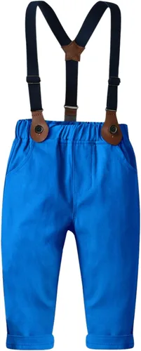Vista 3 de SANGTREE Conjunto de traje de caballero para niños, 3 meses a 14 años