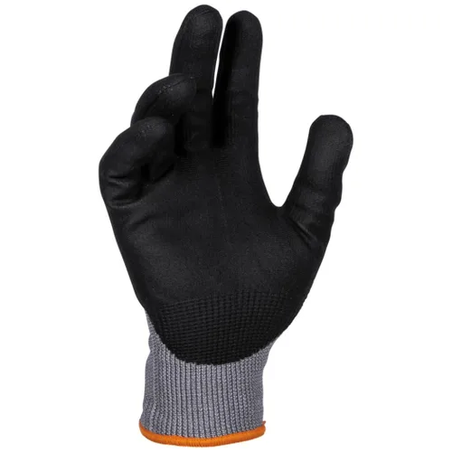 Vista 13 de KLEIN TOOLS 60583 - Guantes de trabajo, guantes de punto resistentes a los cortes, ANSI A2, con revestimiento de nitrilo, tela HPPE, capacidad