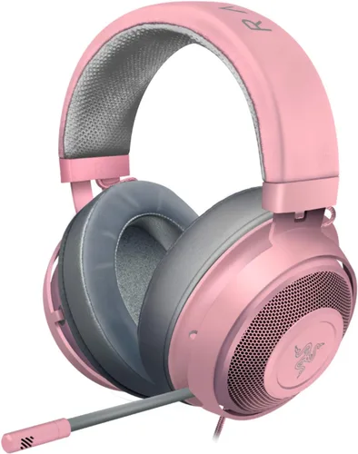 Vista 8 de Auriculares de juego Razer Kraken: estructura de aluminio ligera, micrófono retráctil con cancelación de ruido, para PC, PS4, PS5, conmutador, Xbox