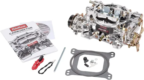 Vista 2 de Carburador Edelbrock 1906 AVS2 650 CFM con cierre eléctrico, acabado satinado