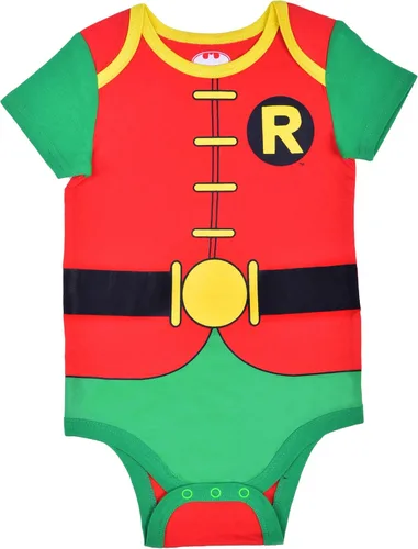 Vista 3 de WARNER BROS Paquete de 5 enredaderas de personajes de Batman Robin Joker y Riddler para niño Verde