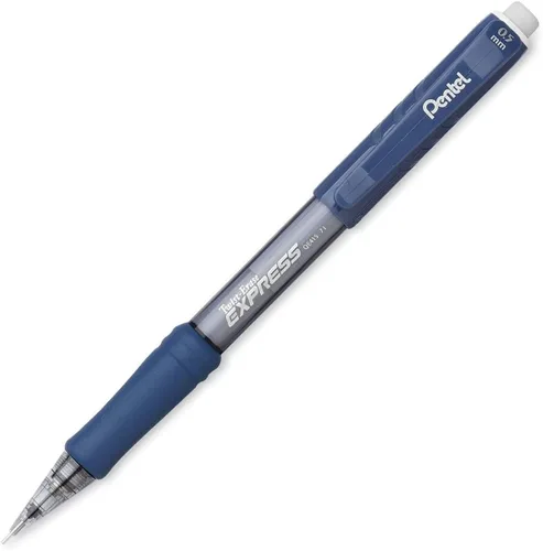 Vista 5 de Pentel Lápiz automático Twist Erase EXPRESS, tamaño de plomo de 0.020 in, barril negro, caja de 12 (QE415A)
