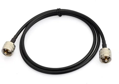 Vista 14 de Superbat Cable de puente RG8X PL259 a PL259 (2 puentes PL-259 de 1 pie) para cable de antena CB, extensión de cable duplexor, sintonizador, carga