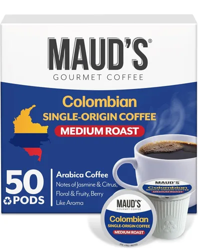 Vista 49 de Maud's - Cápsulas de café reciclables, compatibles con la cafetera Keurig K-Cup, una sola porción de café 100% arábica de tueste medio, 18