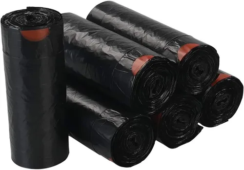 Bolsas de basura pequeñas con cordón de 1.5 galones, 210 unidades, color negro