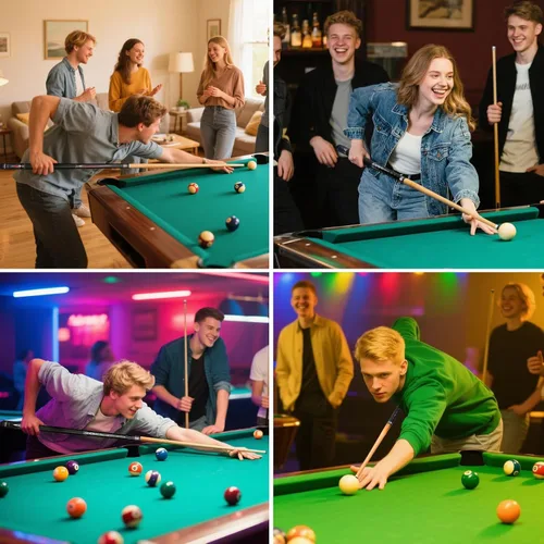 Vista 8 de Kmise Juego de palos de billar de arce canadiense de 58 pulgadas, 18, 19, 20, 21 onzas, 0.512 in, palos de mesa de billar con agarre de alambre de 4