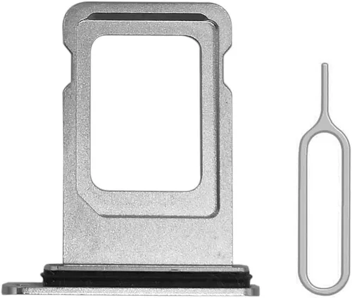 Vista 4 de EMiEN Bandeja de repuesto para tarjeta SIM con anillo de sellado de goma impermeable para iPhone Xs Max + bandeja para tarjeta SIM con pin