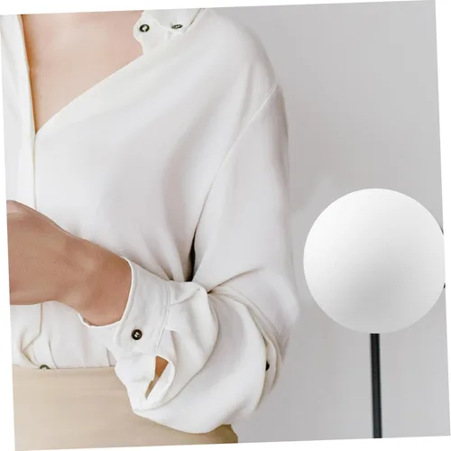 Vista 3 de Lámpara de globo de vidrio para lámpara de cristal, pantallas de repuesto, cubiertas de luz de burbuja redonda, protector de bombilla para pared