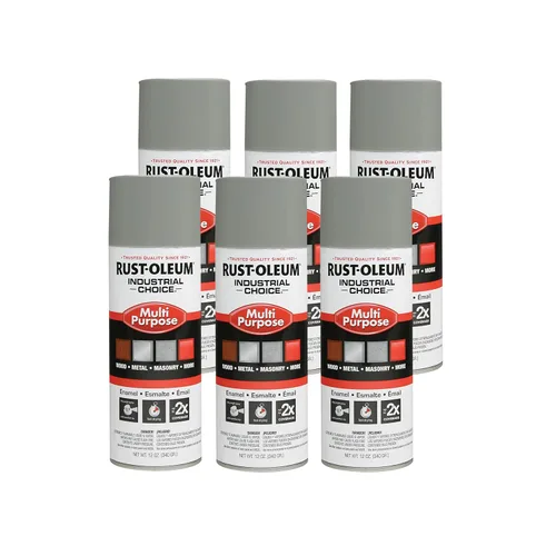 Vista 19 de Aerosol de esmalte Rust-Oleum para uso general; envase de 16 onzas líquidas; lata de aerosol, almendra, 6