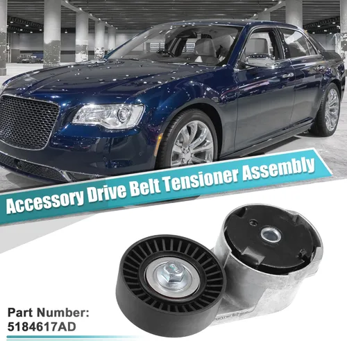 Vista 2 de X AUTOHAUX Conjunto automático de polea tensor de correa para Dodge Charger Journey para Ram 1500 C/V para Jeep para Chrysler 200 300 para VW NO.