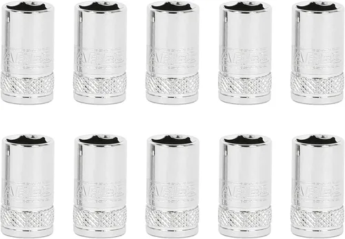 Vista 10 de ARES 39014 - Juego de dados flexibles universales SAE de 7 piezas con impulsor de 1/4 de pulgada - Dados de 6 puntos de 3/16 de pulgada a 9/16