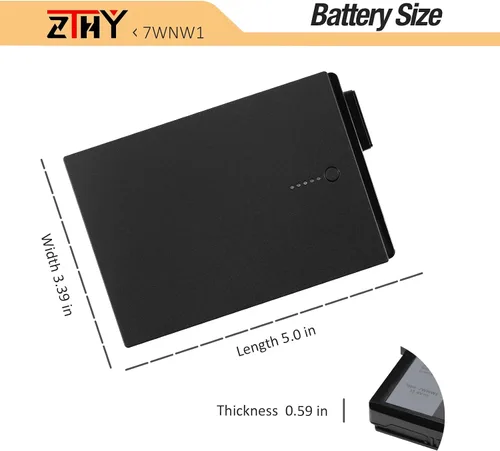 Vista 7 de 7WNW1 Reemplazo de batería para Dell Latitude 5424 Rugged Extreme, Latitude 5420 Rugged Extreme, Latitude 7424 Rugged Extreme P85G P85G001 P86G