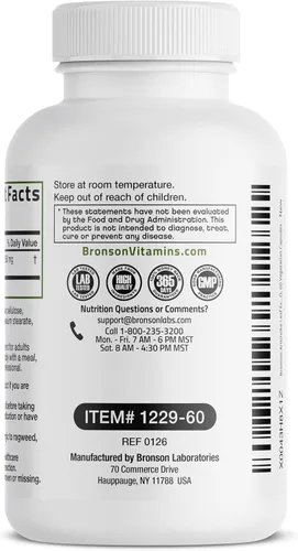 Vista 5 de Bronson Hoja de alcachofa extra fuerte apoya la digestión saludable función hepática saludable, sin OMG, 60 cápsulas vegetarianas