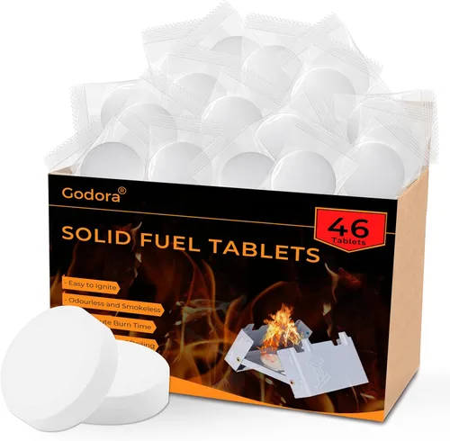 Vista 8 de Godora Solid Fuel Tablets - Compact Size, High Energy, Safe and Reliable