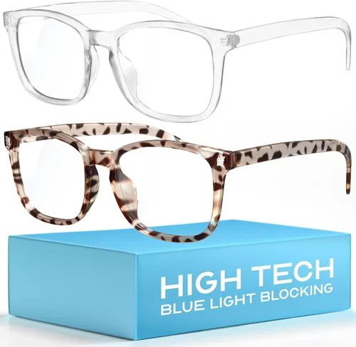 Vista 31 de Livho Gafas de Luz Azul de Alta Tecnología - Gafas de Computadora con Bloqueo Avanzado de Luz Azul - Protección contra la Fatiga Visual y UV