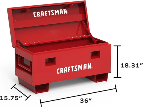 Vista 12 de Caja de trabajo Craftsman de 36" en color rojo