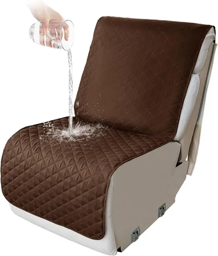Vista 168 de HDCAXKJ Fundas de sofá seccional reclinable 100% impermeable, forma de L, funda de sofá reclinable lavable acolchada suave para mascotas, perro