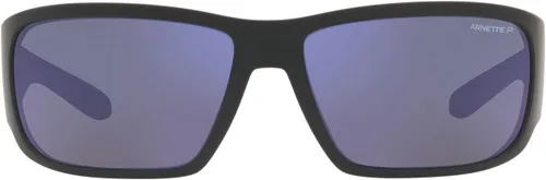 Vista 9 de ARNETTE Gafas de sol para hombre, montura negra mate, lentes gris oscuro, 2.520 in Snap II Negro Mate Gris Oscuro
