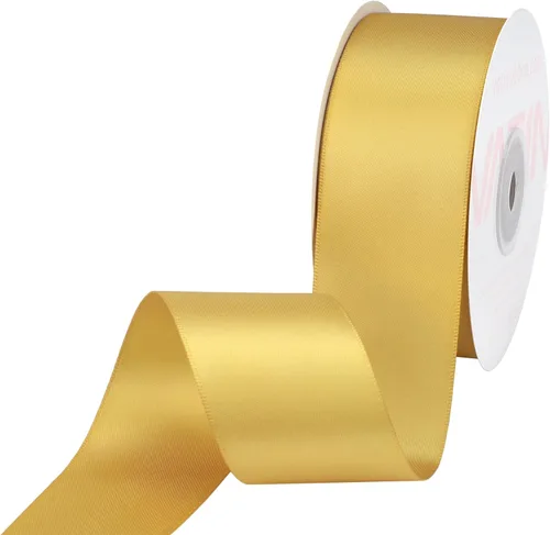 Vista 39 de VATIN - Cinta de satén de doble cara beige de 1/4", 25 yardas continuas, cinta de poliéster beige para ramo de lazos, envoltura de regalos, arreglo