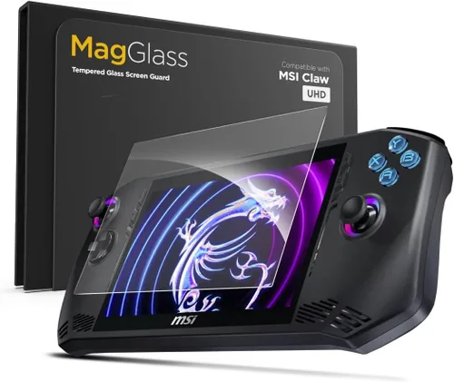 magglass Protector de pantalla para MSI Claw A1M, protector de pantalla de vidrio templado UHD (consola de juegos portátil) (HD)