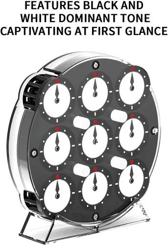 Vista 2 de cuberspeed QY Toys - Rompecabezas de reloj magnético Chuanshi, versión totalmente magnética