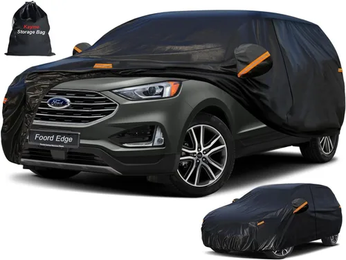 Vista 71 de Kayme Cubierta de auto SUV de 7 capas ajuste personalizado para BMW X1 (2009-2025), impermeable, para todo tipo de clima, para automóviles, cubierta