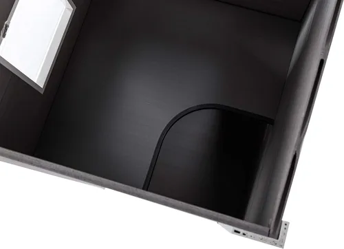 Vista 12 de New Age Pet ECOFLEX - Casa adosada para gatos al aire libre, gris Refugio de gatitos resistente a la intemperie, alternativa de madera espaciosa