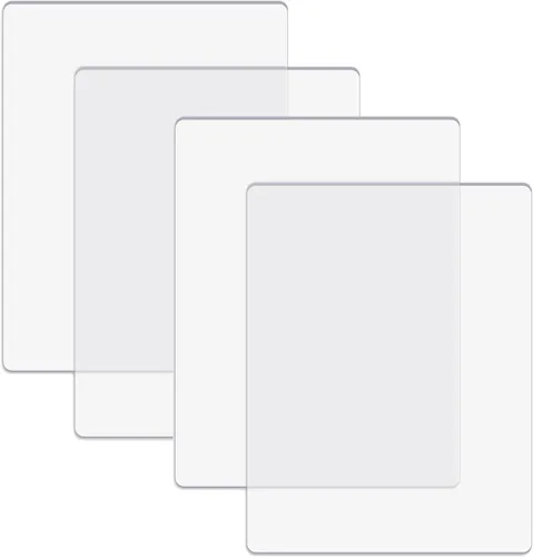 Vista 15 de Paquete de 2 almohadillas de corte circulares acrílicas para máquina de troquelar; placas de corte redondas de plástico de policarbonato