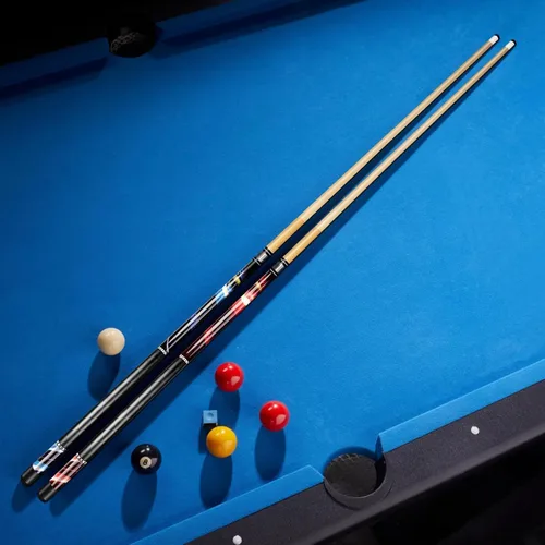 Vista 7 de Wakefa 58 inch Pool Sticks Set of 4, 13mm Tip Pool Cues Billiard Cue Sticks for House Bar, Maple Wood Pool Table Sticks with 2 Chalk for