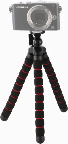 Fotga Soporte de trípode de viaje flexible con perilla de bloqueo de placa de liberación rápida para Canon EOS M M2 M3 M5 M6 M20 M50 M100 G7X Mark