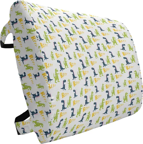 Vista 10 de Ambesonne Almohada de viaje para pizza, con patrón dibujado a mano, menú de pizzería, comida rápida, deliciosa comida gourmet, accesorio de viaje
