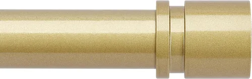 Vista 9 de Byondeth - Cortineros para ventanas de 16 a 28 pulgadas, longitud ajustable, 1 pulgada de diámetro, cortinero con remates de aluminio, color bronce