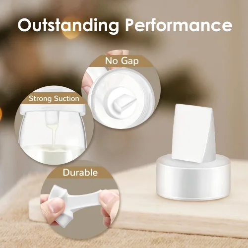 Vista 24 de Maymom Válvula de brida y pico de pato de 0.512 in compatible con Spectra S1 Spectra S2 Spectra 9 Plus Piezas de bomba Spectra no originales