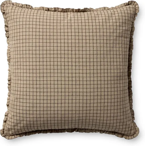 Vista 11 de Loloi Chris Loves Julia Dinah Collection PCJ0012 - Almohada de 18" x 18", solo funda, color castaño