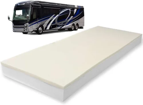 Foamma Repuesto de colchón de espuma viscoelástica de 3 x 24 x 72 pulgadas, para camión, cámper, caravana, fabricado en Estados Unidos, cómodo,