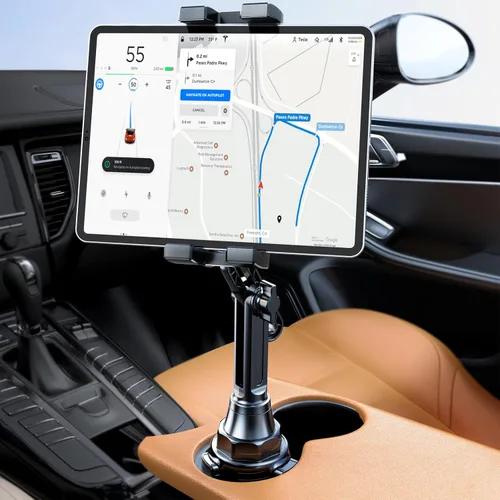 Vista 14 de Miracase Soporte para teléfono en el portavasos del coche, [Versión mejorada] Soporte para tazas de coche con cuello largo ajustable, soporte