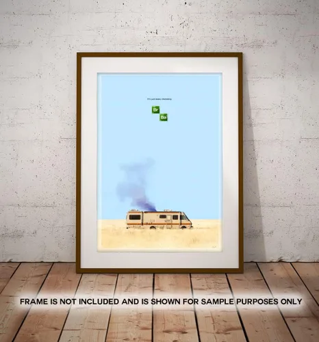 Vista 6 de PosterOffice Breaking Bad - It's Just Basic Chemistry (X-Arnet, Final Season) Tamaño del póster promocional 24 x 36 pulgadas (24.0 x 36.0 in) Una