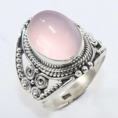 Vista 3 de Anillo de plata esterlina 925 para mujer y piedras preciosas naturales, anillo de compromiso de plata de ley, juego de bisel de piedra natal