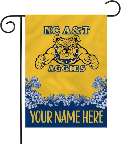 Vista 109 de Rico Industries Bandera de jardín personalizada estándar/primaria de la NCAA