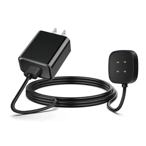 Vista 7 de Cargador de pared rápido para Fitbit Charge 2, cargador de repuesto compatible con Fitbit Charge 2 Frecuencia cardíaca + cable de carga USB fb407