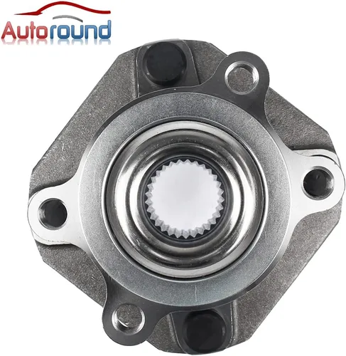 Vista 8 de Autoround 513297 Par de buje de rueda delantera de repuesto para Nissan Sentra 2007 2008 2009 2010 2011 2012 2.0L solo 4 lengüetas con ABS