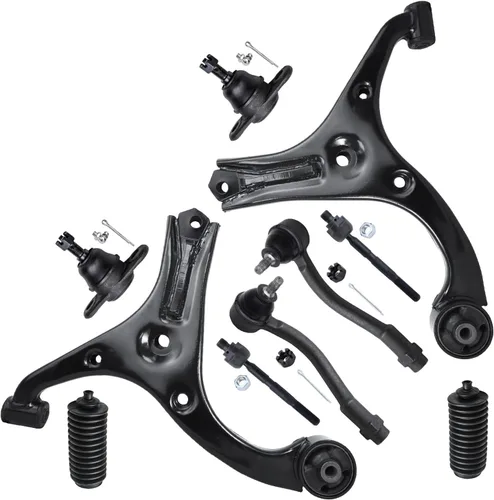 Vista 156 de Detroit Axle - Kit de suspensión de 10 piezas para Nissan Frontier Xterra Pathfinder 2005-2012, 4 brazos de control superiores inferiores